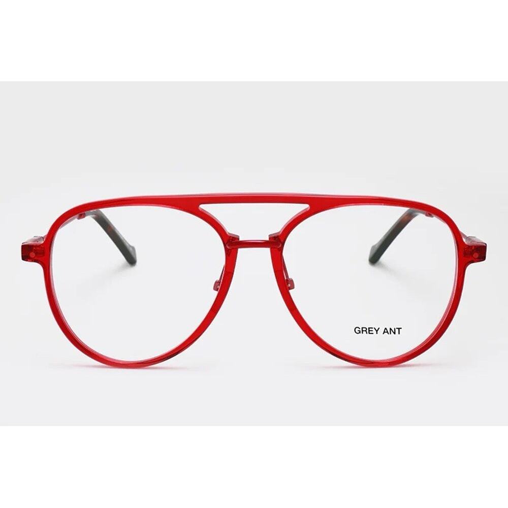 New Grey Ant Praph Eyeglasses In Red